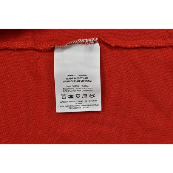 Nike The Nike Tee Men's Red Crewneck T-Shirt Short Sleeve Solid Regular Size XXL - Picture 8 of 8